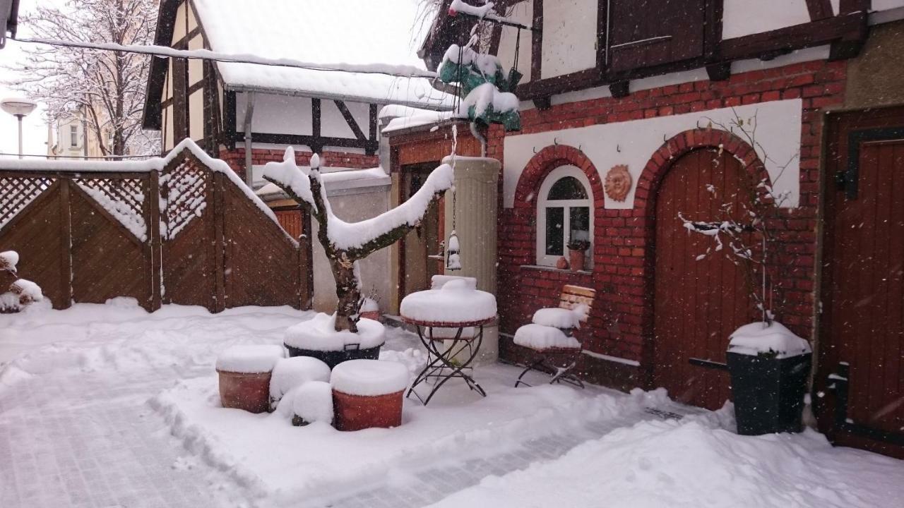 Apartment Zeitreise Quedlinburg Bagian luar foto